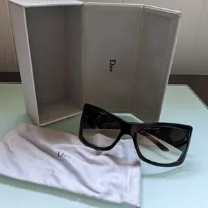 Dior | Accessories | Vintage Dior Sunglasses Shiny Black  display picture 1